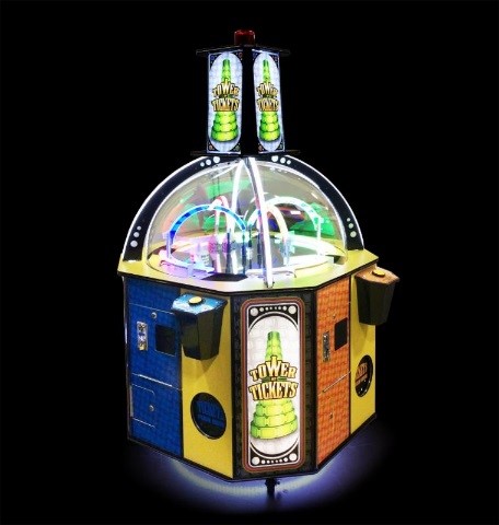 Elaut Teams Up with Bay-Tek to Build Tower of Tickets Rotary